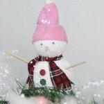 Cómo hacer un muñeco de nieve navideño