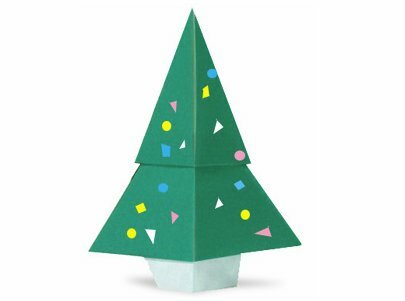 Árbol navideño origami súper sencillo