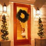 Como decorar puertas en Navidad