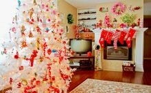 Idea para decorar la sala en Navidad