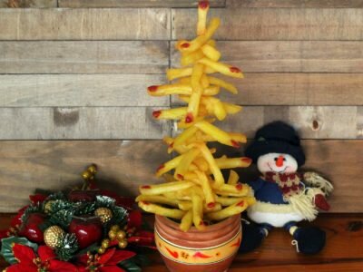 Patatas fritas para Navidad